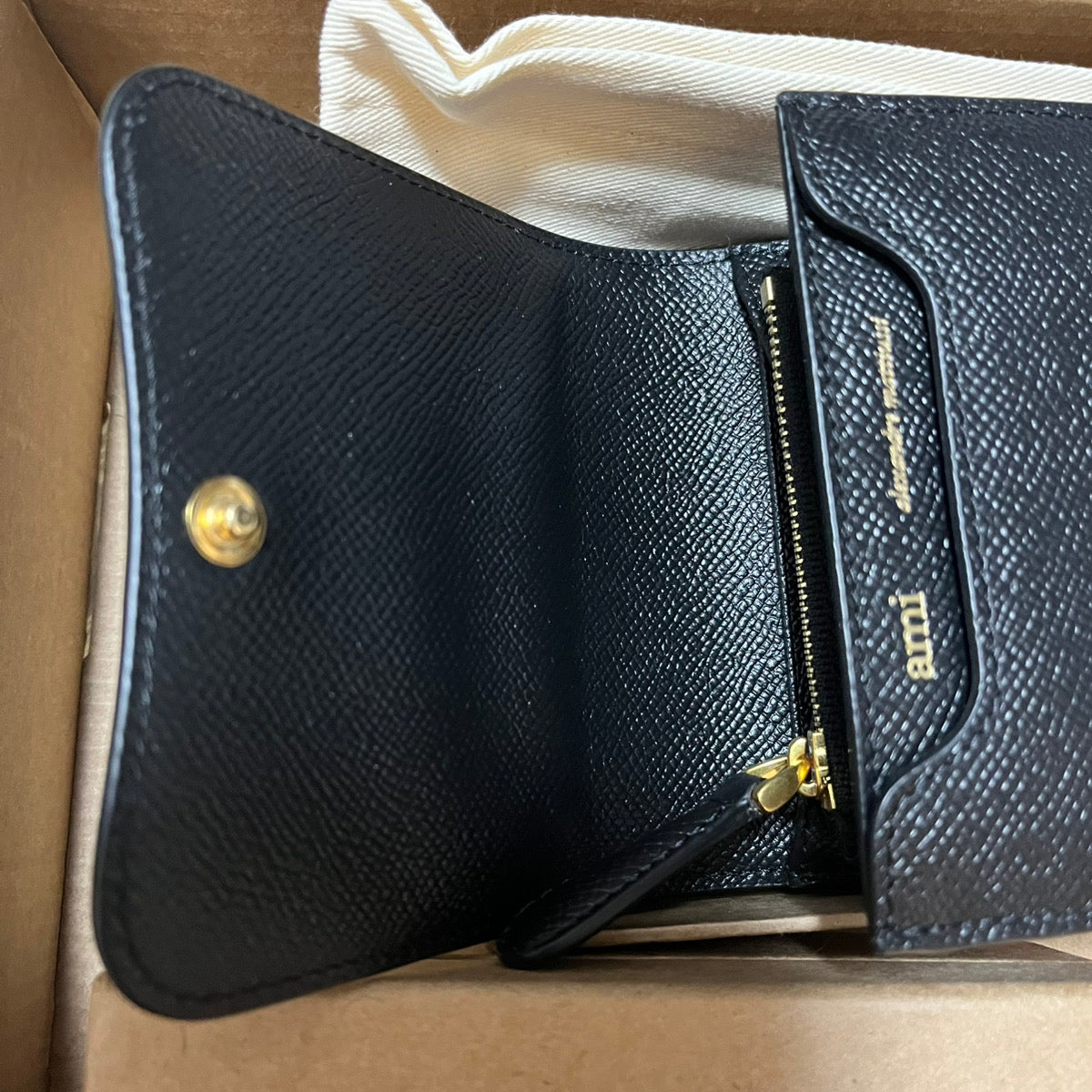 楽天市場】AMI PARIS アミ パリス Paris Paris Compact Wallet