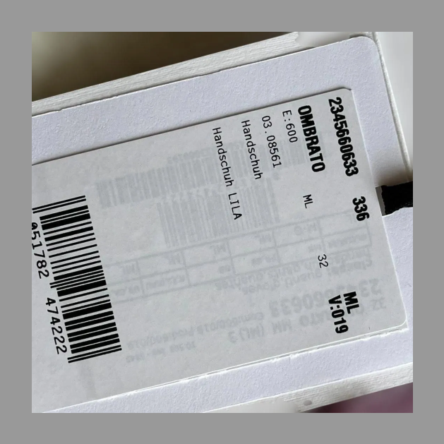 MaxMara マックスマーラ パープル ミトン ストラップ付 ML 2345660633 - OMBRATO