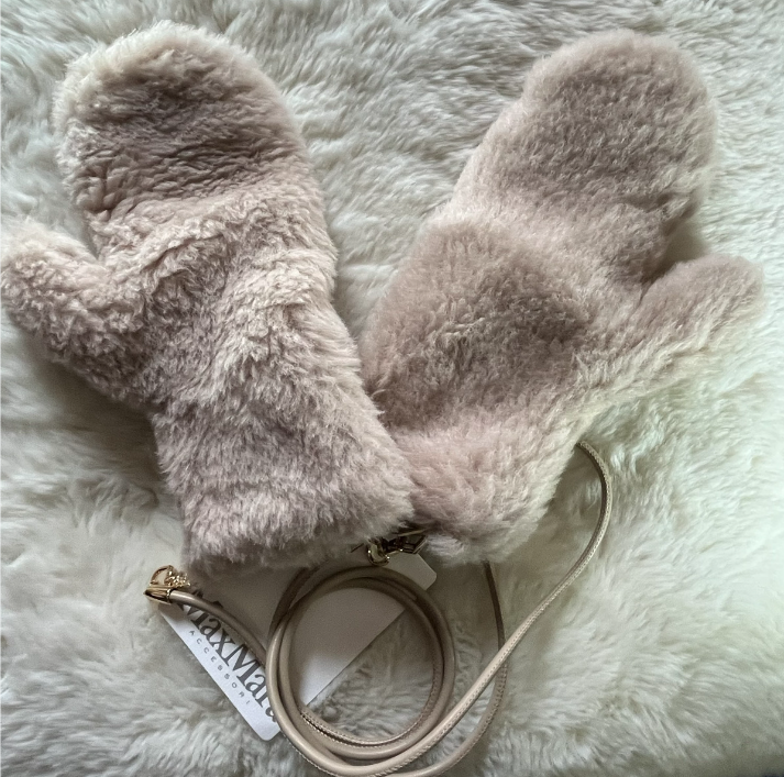 Max Mara マックスマーラ テディミトン もこもこ手袋 サイズSM