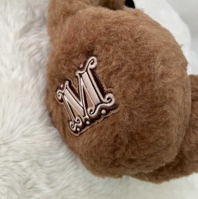 新品未使用 MAX MARA マックスマーラ Muffy ロゴ イヤーマフ キャメル 2524576082 600 001