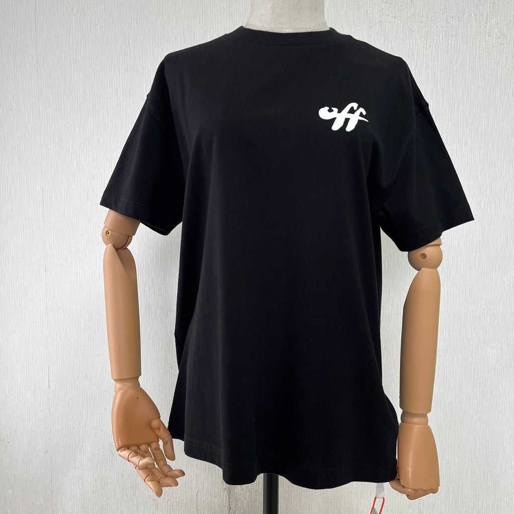 OFF - WHITE★オフホワイト ゼブラ Tシャツ ブラック
