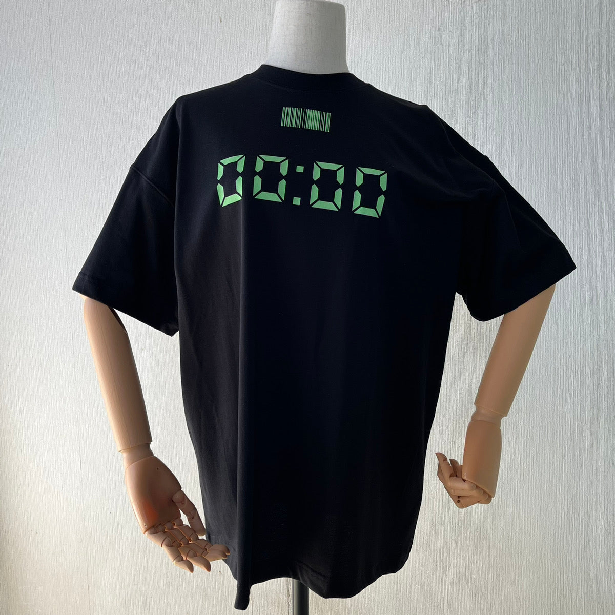 VTMNTS★RESET リセット コットン Tシャツ ブラック