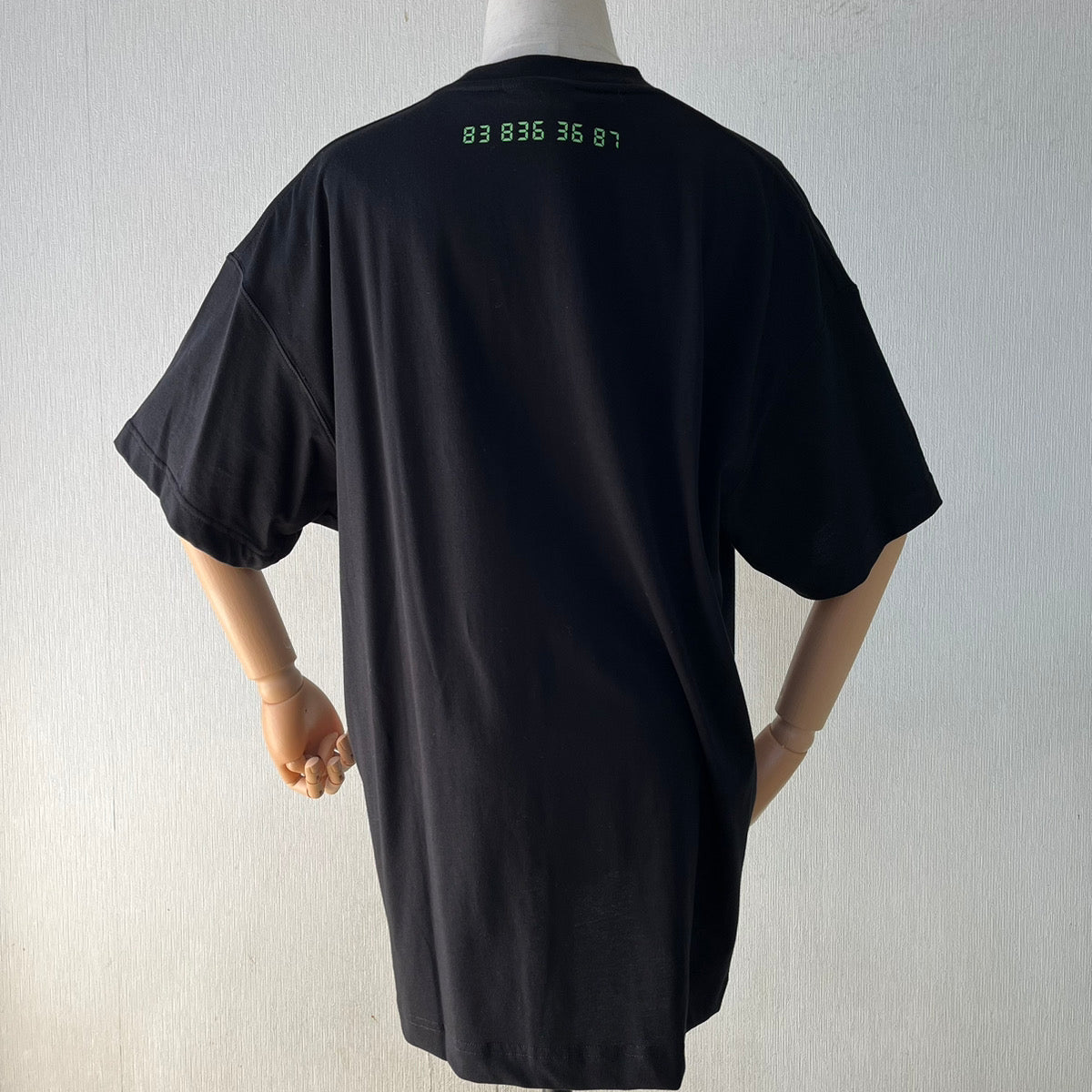 VTMNTS★RESET リセット コットン Tシャツ ブラック