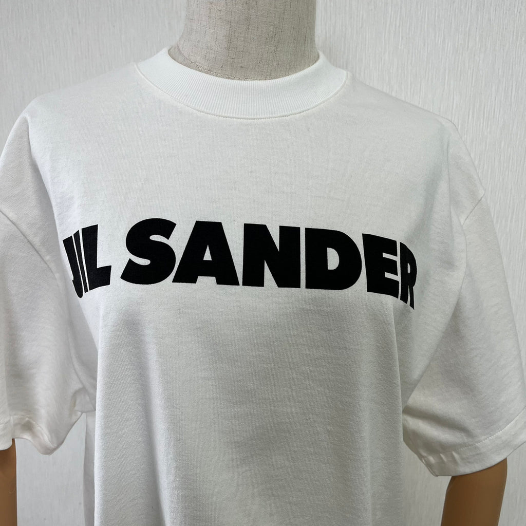 JIL SANDER ジルサンダー コットン ロゴ Tシャツ ホワイト