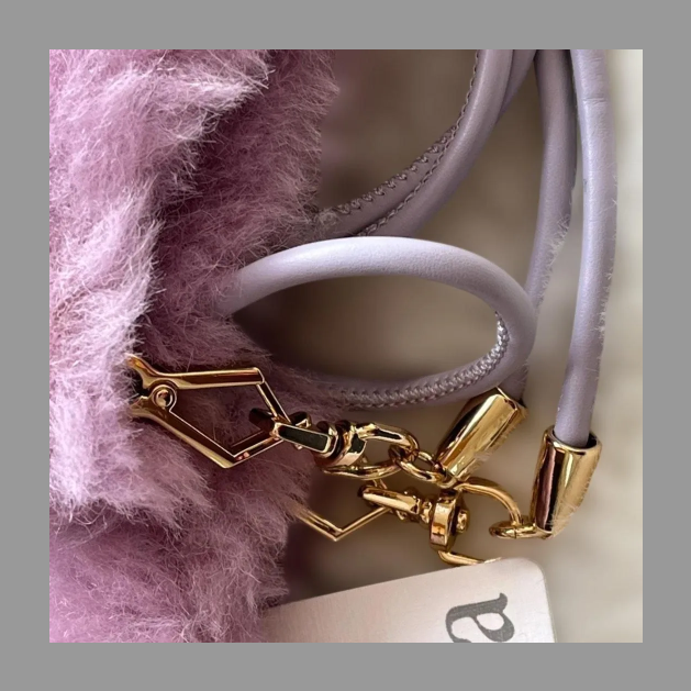 MaxMara マックスマーラ パープル ミトン ストラップ付 ML 2345660633 - OMBRATO