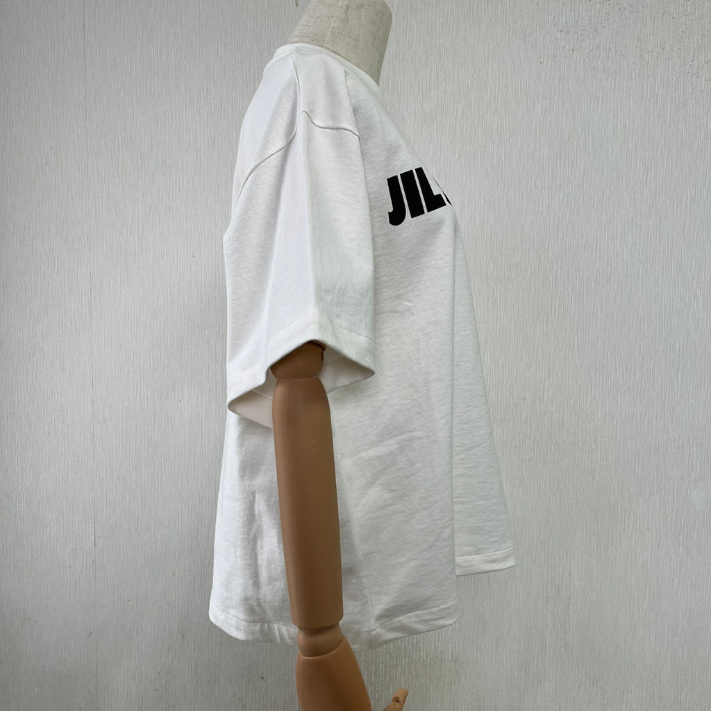 JIL SANDER ジルサンダー コットン ロゴ Tシャツ ホワイト