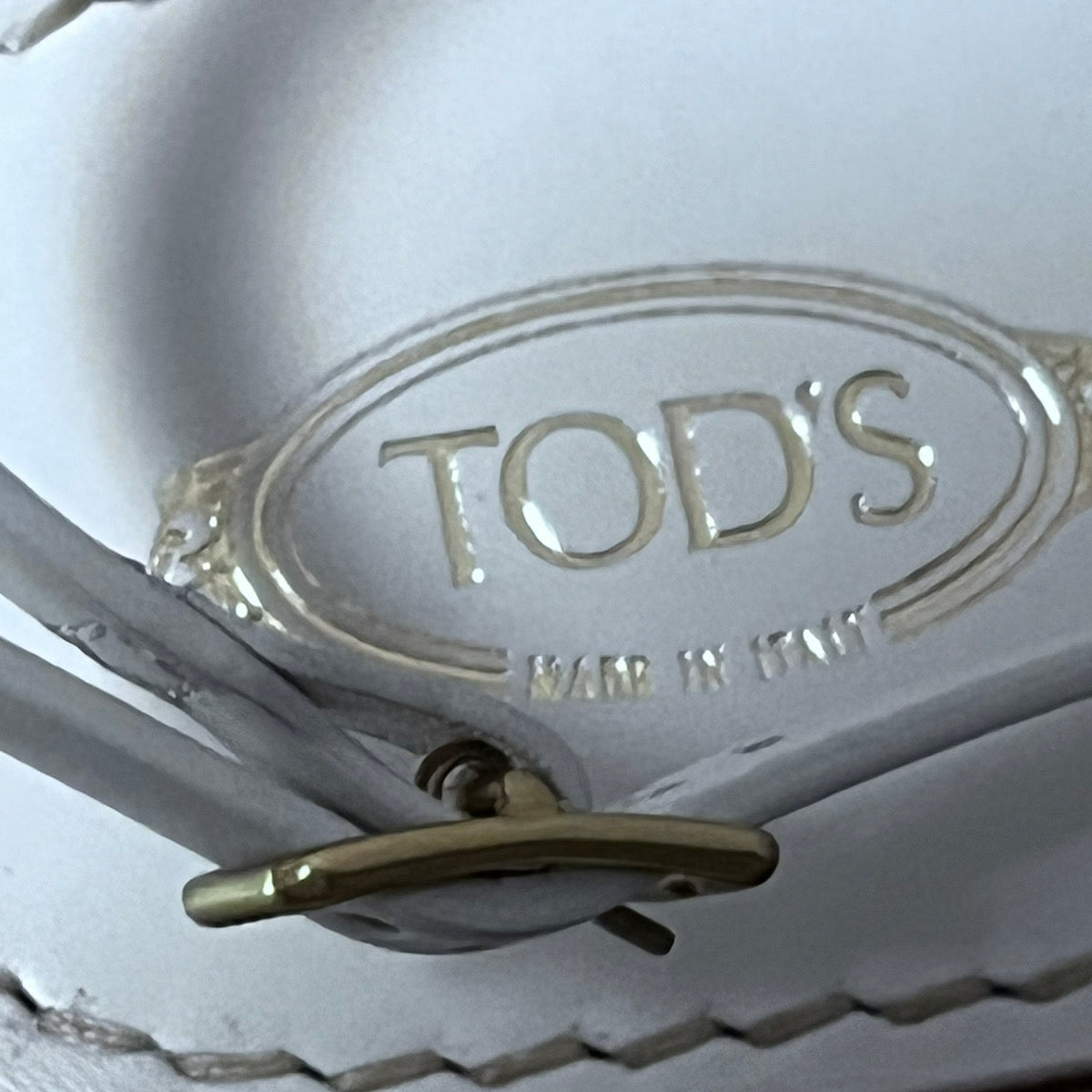 TOD'S トッズ クロスストラップ コルクウェッジソール サンダル