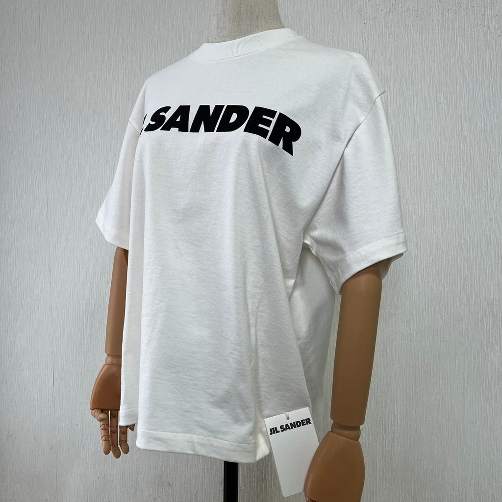 JIL SANDER ジルサンダー コットン ロゴ Tシャツ ホワイト