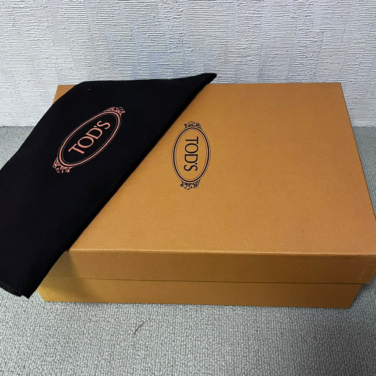 TOD'S トッズ クロスストラップ コルクウェッジソール サンダル