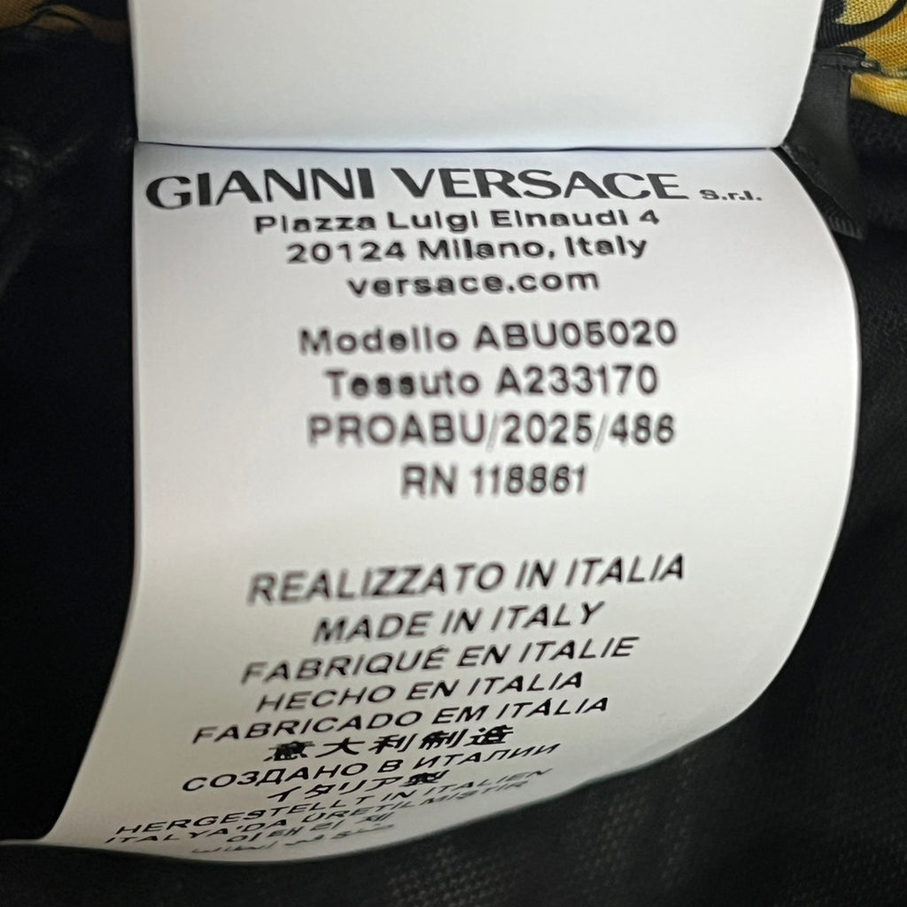新品未使用 VERSACE(ヴェルサーチ) バロッコ スイムショーツ 水着 サイズL ABU05021A233170A7900