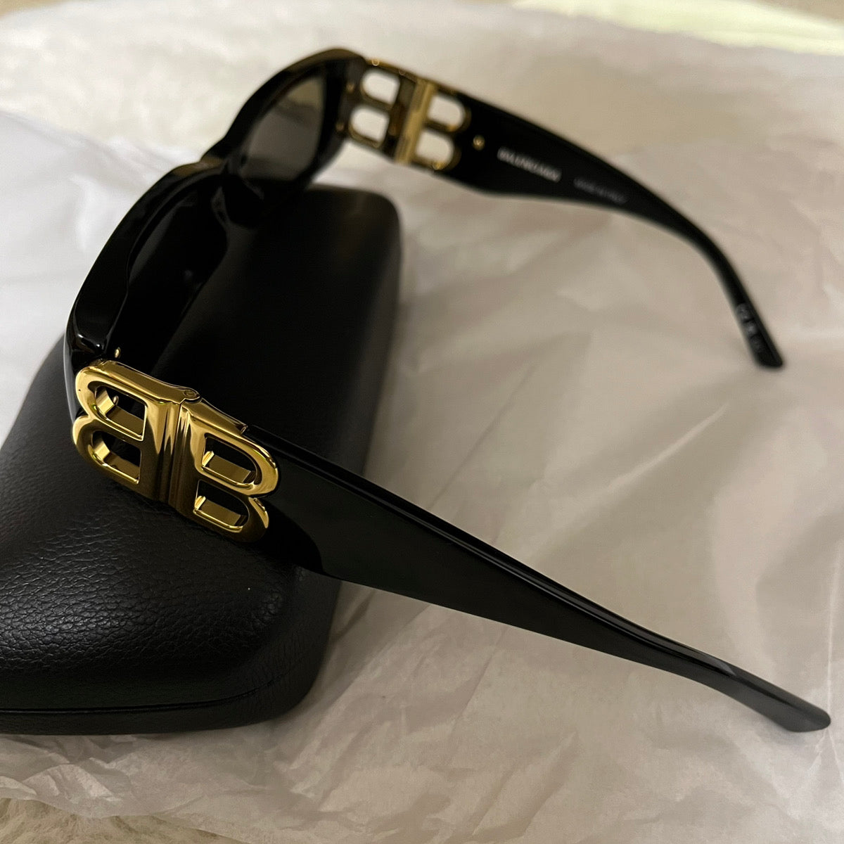 【ご注文可能】BALENCIAGA(バレンシアガ) BB0096S 001 ロゴ サングラス