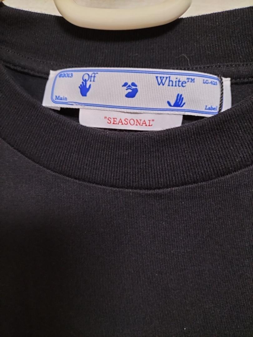 OFF - WHITE★オフホワイト ゼブラ Tシャツ ブラック
